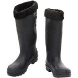  Čizme za kišu s uklonjivim čarapama crne veličina 39 PVC | shoptok.hr