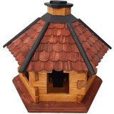  Drvena hranilica za ptice, sa posudom za hranu 40 x 45 x 35 cm | shoptok.hr