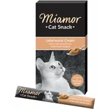 Miamor Cat Snack kremna jetrna klobasa - Varčno pakiranje: 24 x 15 g