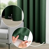 Filumi Temno zelena zavesa za delno zatemnitev Calisto – | Shoptok.si