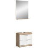 MID.YOU Kopalnica Lambada, Barva Hrasta, Bela, 2-Delna | Shoptok.si