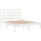  Za krevet od masivne borovine bijeli 200 x 200 cm | shoptok.hr