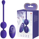 Pretty Love Willie-Youth Vibrating Kegel Balls with Remote Control Purple