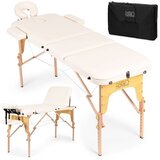Modern Home Drveni masažni i rehabilitacioni sto, 3-sekcioni, sklopivi u kofer + torba - | ePonuda.com