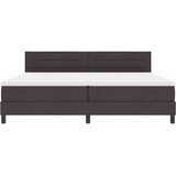  Krevet s opruga kutije Tamno smeđa 200 x 200 cm tkanina | shoptok.hr