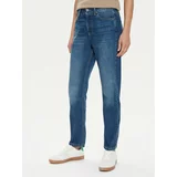 Please Jeans hlače P2Y8EH0NOU Mornarsko modra Slim Fit
