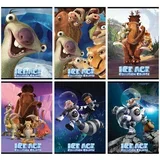 zvezek A4 ice age, mali karo, 54 listov, sortirano, 1 kos