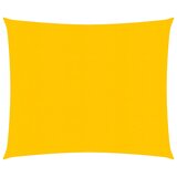 vidaXL Senčno jadro 160 g/m² kvadratno rumeno 4,5x4,5 m HDPE Cene