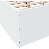  Okvir za krevet bijeli 135x190 cm konstruirano drvo | shoptok.hr