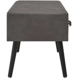  Stolić za kavu sivi 80 x 40 x 46 cm od umjetne kože | shoptok.hr