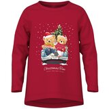 name it majica DR 13250633 NMFVOSMAS LS NREG TOP D rdeča 86 Cene