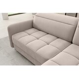 ELTAP Svetlo rjava žametna raztegljiva/s prostorom za shranjevanje kotna sedežna garnitura (desni kot/v obliki črke L) Barea – | Shoptok.si