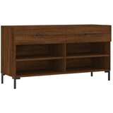 Maison Chic Klop za čevlje - Sedež za čevlje rjavi hrast 102x35x55 cm inženirski les, (21776212) Cene