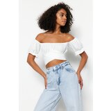 Trendyol Women's top Crop plava | bela | ePonuda.com