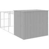 Kućica za pse s igralištem svjetlosiva 214x457x181 cm čelična | shoptok.hr