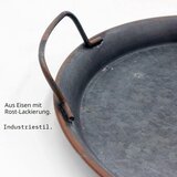 FUNLY MEE Rustikalen kovinski servirni pladenj - 30 cm | Shoptok.si