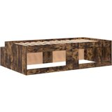  Postelja za shranjevanje Prekajeni oreh 80x200 cm, (22083911) | Shoptok.si