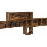 Vješalica za kapute na zidu Dimljeni hrast 100 x 12 x 43,5 cm | shoptok.hr