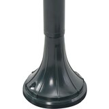 vidaXL vrtna stupna svjetiljka od aluminija E27 120 cm tamnozelena | shoptok.hr