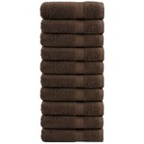 vidaXL Premium brisače 10 kos rjava 50x100 cm 600 g/m2 100 % bombaž Cene