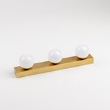  Brilagi - LED osvetljenje za kupatilsko ogledalo HOLLYWOOD 3xLED/3W/230V IP44 zlatno | Eponuda.com