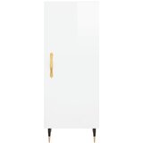  Komoda sjajna bijela 34,5 x 34 x 90 cm od konstruiranog drva | shoptok.hr