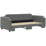  Dnevni krevet na razvlačenje bez madraca tamnosivi 80x200 cm | shoptok.hr