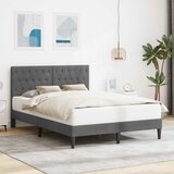  Krevetna konstrukcija Tamnosiva 120 x 190 cm Baršun | shoptok.hr