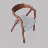  Trpezarijska stolica LUSO orah/siva | Eponuda.com
