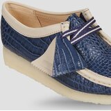 Clarks Originals Čevlji Derby Wallabee Modra | Shoptok.si
