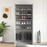  Ormar za cipele s policom Betonski sivi 80 x 39 x 178 cm | shoptok.hr
