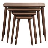 Hanah home Club set stolova Luci, 4 dijela, boja oraha | Eponuda.ba