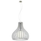 Eglo tindori 1, e27, prečnik 500, nikl-mat/bela | Eponuda.com