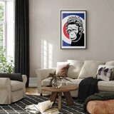  Plakat - Monkey Queen 60x90 Crni okvir s margom | shoptok.hr