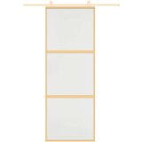 vidaXL Klizna vrata zlatna 76x205 cm matirano staklo ESG i aluminij | shoptok.hr