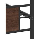 vidaXL Okvir kreveta bez madraca smeđa boja hrasta 80x200 cm drveni | shoptok.hr