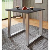 MID.YOU Pisalna Miza Lona, Antracit, Srebrna, 80x50cm | Shoptok.si