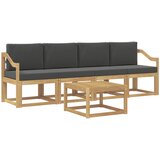  Set vanjskih sofa 5 kom. Bijela i antracit | shoptok.hr