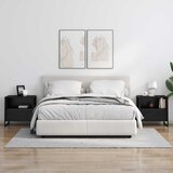  Noćni ormarić s ladicama 2 pcs Crni hrast 50 x 39,5 x 50 cm | Eponuda.ba