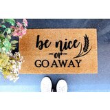 WALLXPERT go Away BrownBlack Coco Doormat Cene