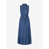 Pepe Jeans blue Denim Shirt Maxi-dresses - Women | Shoptok.si