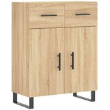  Visoka komoda hrasta sonome 69,5x34x180cm od konstruiranog drva Slike