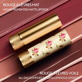 Gucci Beauty Rouge à Lèvres Matte Lipstick matirajoča šminka odtenek 530 Emilie Burgundy 3.5 g | Shoptok.si