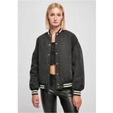 UC Ladies Ladies Oversized Recycled College Jacket black Cene