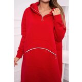 Kesi Insulated dress with hood red | shoptok.hr