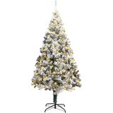 vidaXL Umestno božično drevo med 300 LED Zelena 180 x 115 cm | Shoptok.si