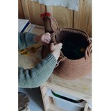 Lorena Canals Smeđa tekstilna dječja kutija za pohranu 48x32x29 cm Chicken Toffee – | shoptok.hr