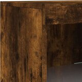  Komoda s LED svjetlima boja dimljenog hrasta 202x37x100 cm | shoptok.hr