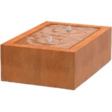 ADEZZ Pravokotna vodna miza iz jekla Corten - 120 x 80 x 40 cm Cene