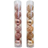  Kuglice rose gold, champagne gold veličine 8 centimetara - Champagne Gold Cijene